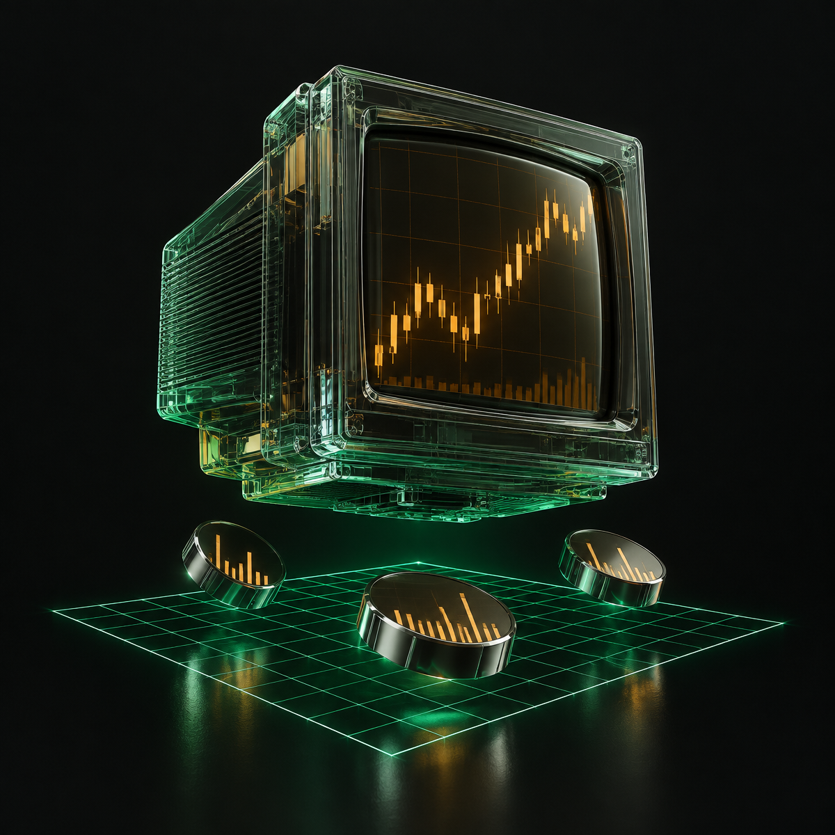 Aptus Trade research terminal with educational market charts